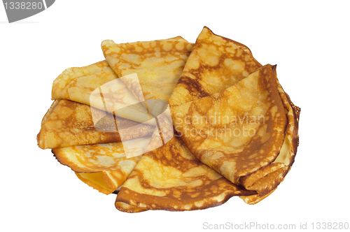 Image of Pancakes on a plate.
