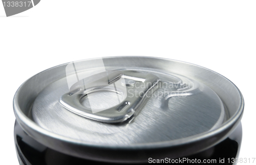 Image of Closed aluminum can for soft drinks or beer