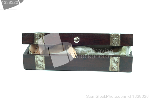 Image of Hinge doll in a box