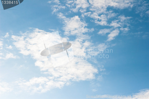 Image of Blue sky and clouds