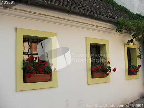 Image of house with three windows