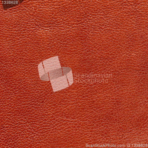 Image of Red leather