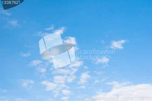 Image of Blue sky and clouds