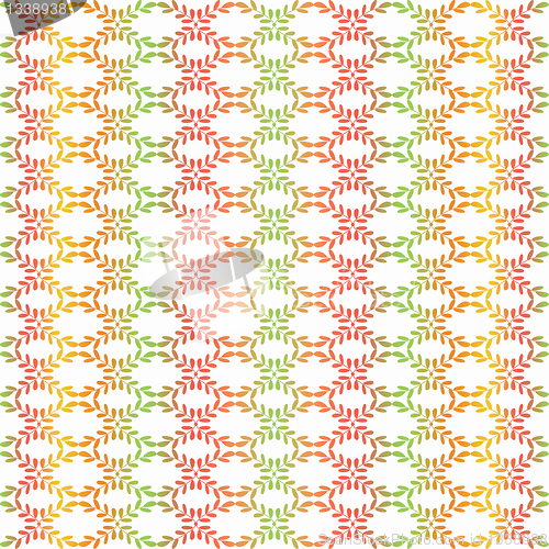 Image of Seamless leaves pattern