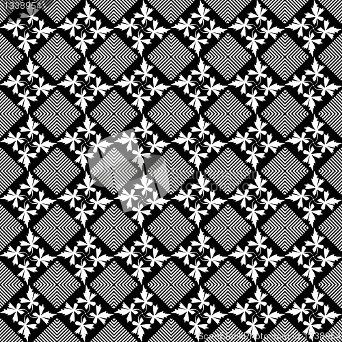 Image of Seamless leaves pattern