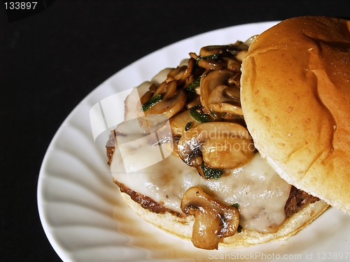 Image of mushroom burger