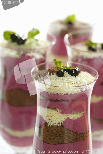 Image of blueberry dessert