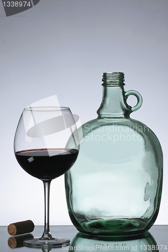 Image of glass of red wine