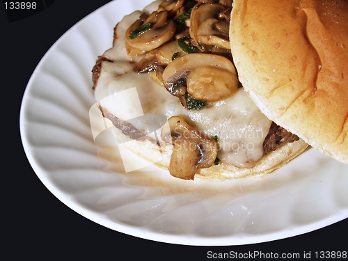 Image of mushroom burger