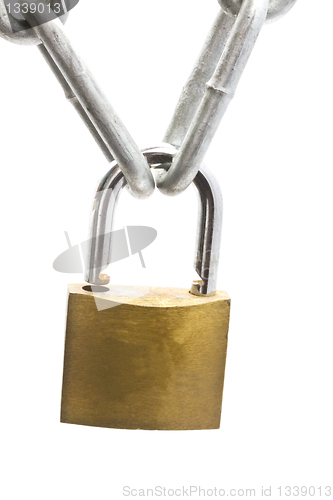 Image of Padlock and chains