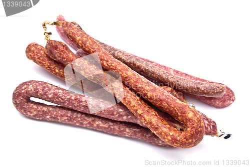 Image of  Italian salami sausage 