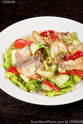 Image of Salad of smoked eel