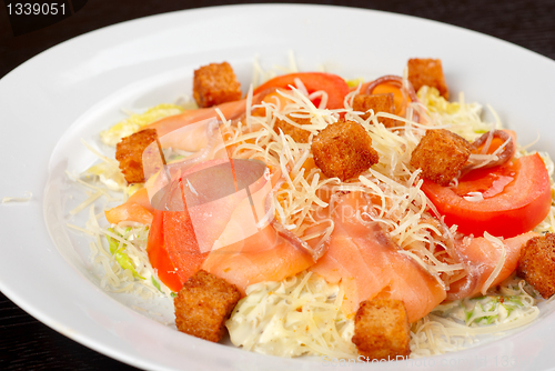 Image of smoked salmon filet salad