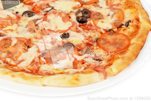 Image of meat pizza