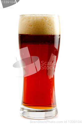 Image of Glass of dark beer