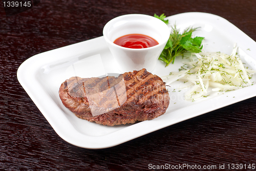 Image of Juicy roasted beef steak