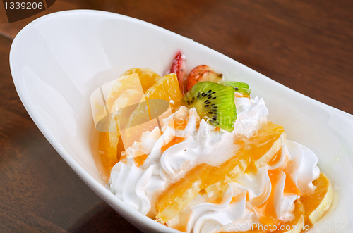 Image of Ice cream dessert