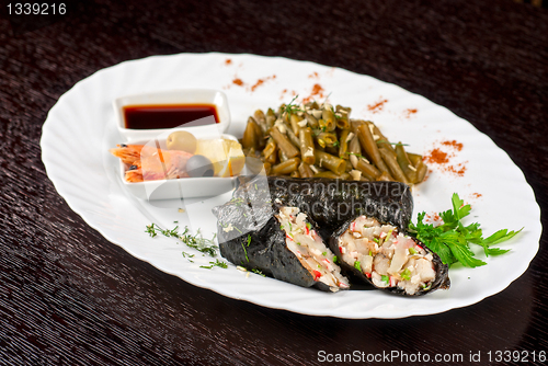 Image of tasty fish dish