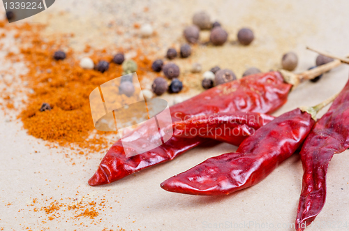 Image of peppers spices