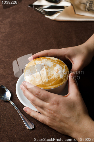 Image of latte coffe