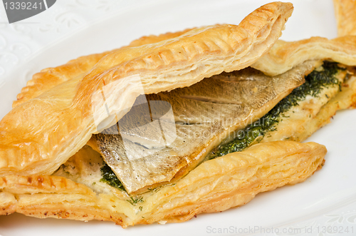 Image of tasty dish of trout fish