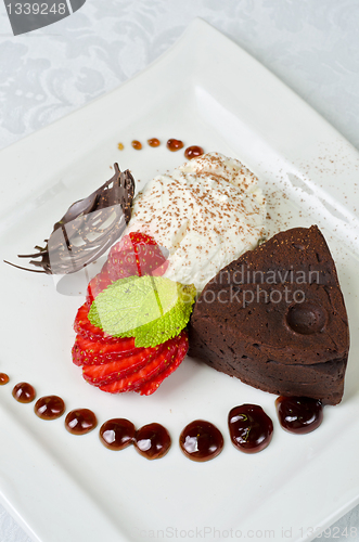 Image of Chocolate flan