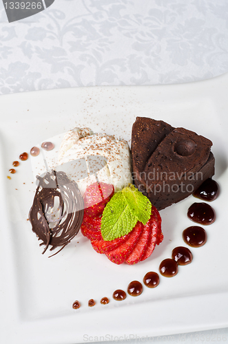 Image of Chocolate flan