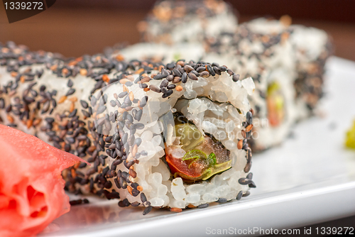 Image of Sushi with sesame