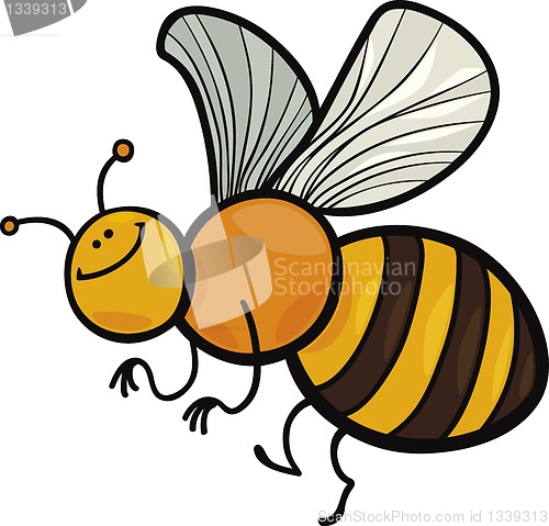 Image of cartoon bee