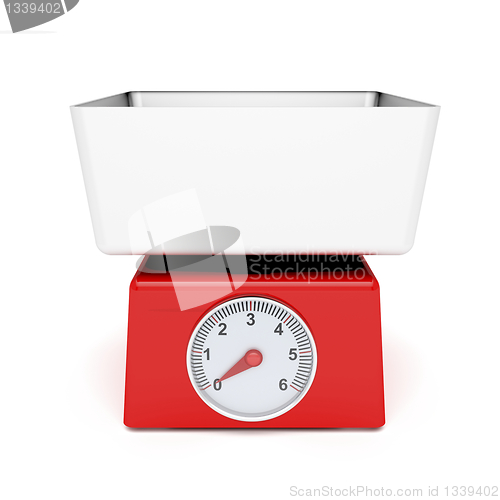 Image of Retro kitchen weight scale