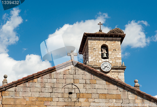 Image of Medieval church pediment