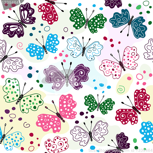 Image of White seamless pattern