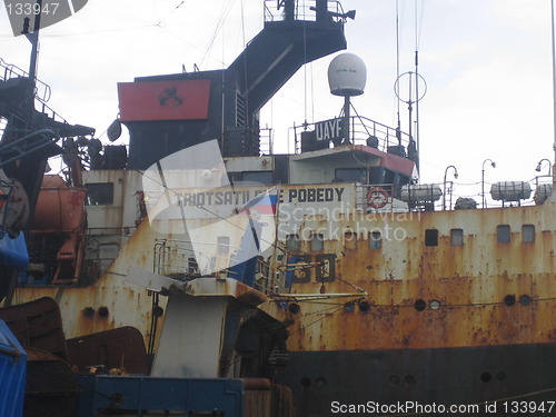 Image of Russian trawlers