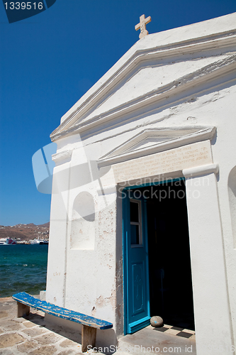 Image of Church in Mykonos, Greece