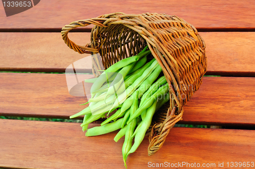 Image of asparagus in a wicker 