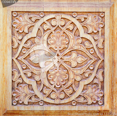 Image of Traditional ornament on wood products
