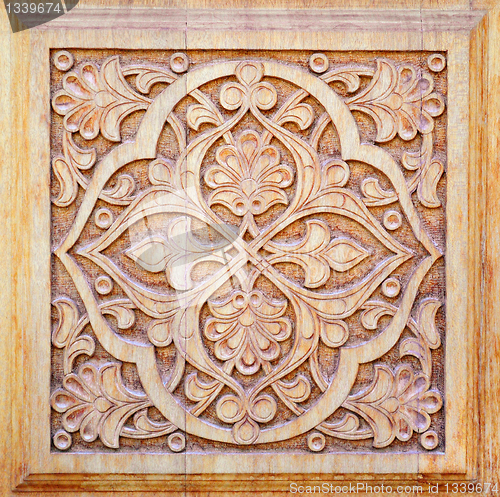 Image of Traditional ornament on wood products