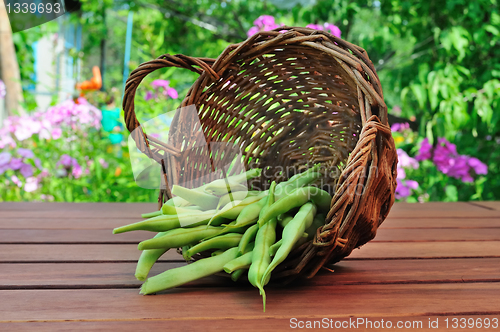 Image of asparagus in a wicker 