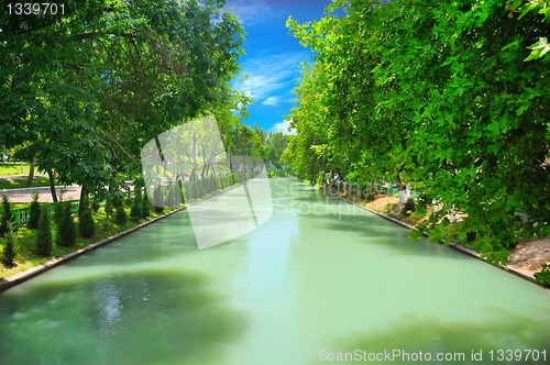 Image of Nice view of the muddy river