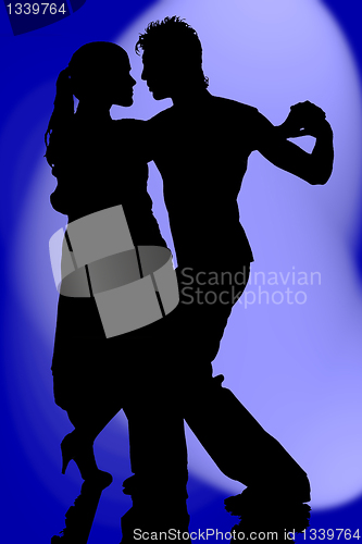 Image of tango / silhouettes   