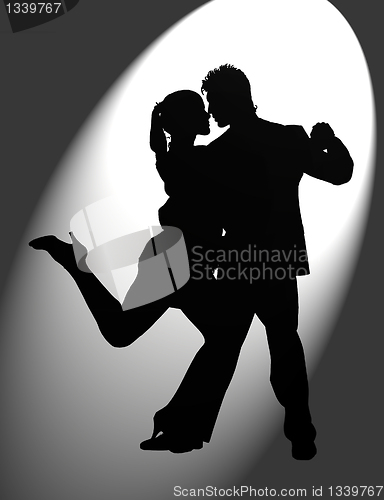 Image of tango / silhouettes   