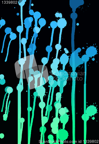 Image of color blots