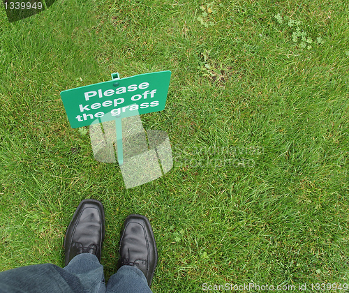 Image of Keep off the grass