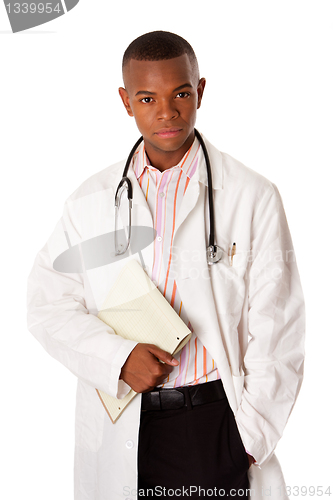 Image of Doctor physician with patient chart