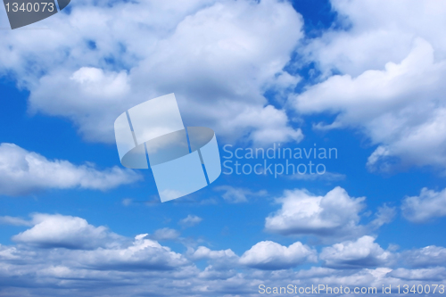 Image of Clouds in a blue sky
