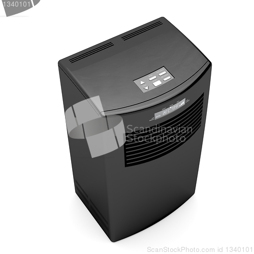 Image of Black mobile air conditioner