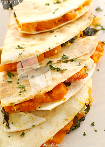 Image of Pumpkin Quesadilla Stack