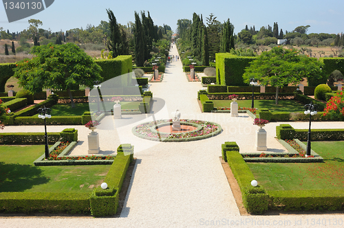 Image of Bahai Gardens near Acre