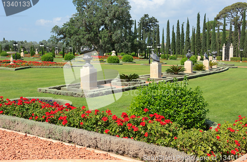 Image of Bahai Gardens near Acre