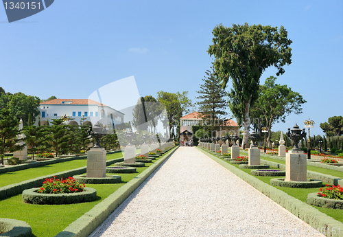 Image of Bahai Gardens near Acre